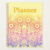 Rainbow Ombre Butterfly & Ladybugs Planner (Voorkant)