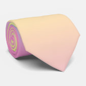 Rainbow Ombre Color Stropdas voor papa (Opgerold)