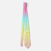 Rainbow Ombre Color Stropdas voor papa (Achterkant)
