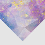 Rainbow Ombre en Gold Fire Opal Pattern Tissuepapier (Detail)