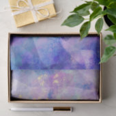 Rainbow Ombre en Gold Fire Opal Pattern Tissuepapier (Geschenk)