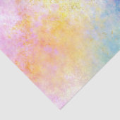 Rainbow Ombre en Gold Fire Opal Pattern Tissuepapier (Detail)