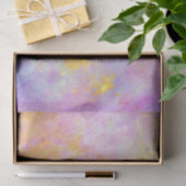 Rainbow Ombre en Gold Fire Opal Pattern Tissuepapier (Geschenk)