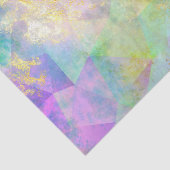 Rainbow Ombre en Gold Fire Opal Pattern Tissuepapier (Detail)