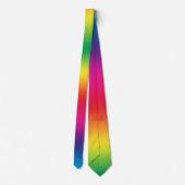 Rainbow Ombre Gay Pride Business Kantoor Stropdas (Achterkant)