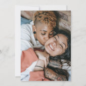 Rainbow Ombre Gay Wedding Save the Date (Achterkant)