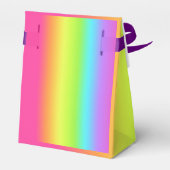 Rainbow Ombre Gradient Verjaardagsfeestje Favor Bo Bedankdoosjes (Achterkant)