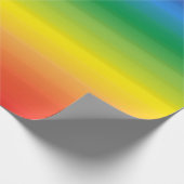Rainbow Ombre Modern Bright Bold Pride Cadeaupapier (Hoek)
