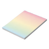 Rainbow Ombré-Notitieblok Notitieblok (Linkerzijde)