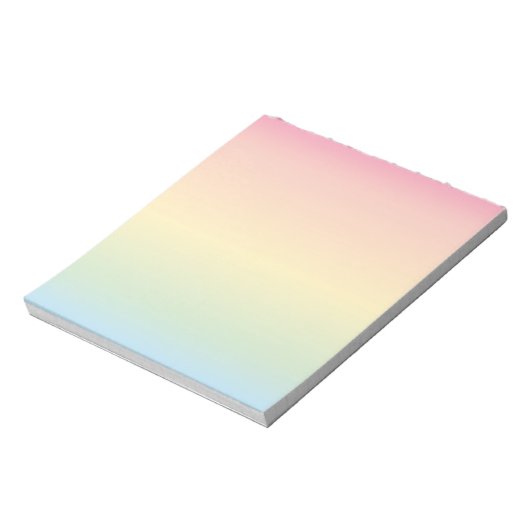 Rainbow Ombré-Notitieblok Notitieblok (Linkerzijde)