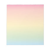 Rainbow Ombré-Notitieblok Notitieblok (Voorkant)