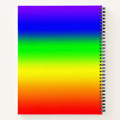 Rainbow Ombre Notitieboek (Achterkant)