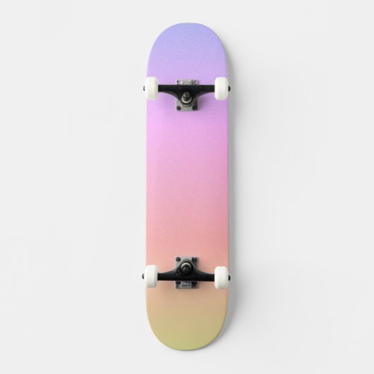 Rainbow Ombre Persoonlijk Skateboard (Voorkant)