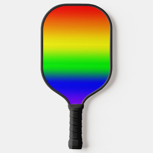 Rainbow Ombre Pickleball Paddle (Achterkant)