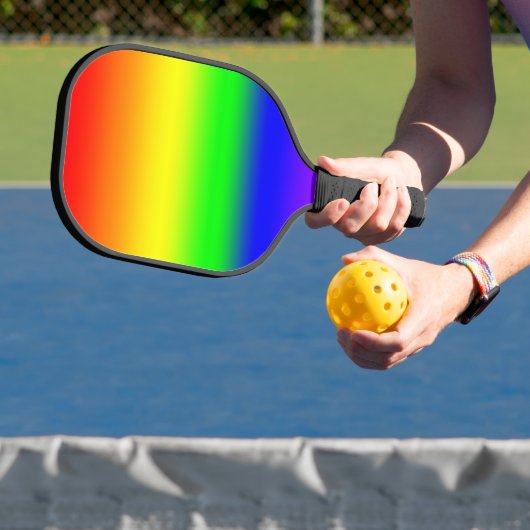 Rainbow Ombre Pickleball Paddle (Insitu)