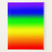 Rainbow Ombre Planner (Achterkant)