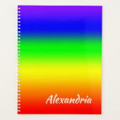 Rainbow Ombre Planner (Voorkant)