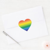 Rainbow Ombre Pride Hart Sticker (Envelop)