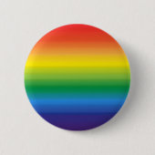 Rainbow Ombre Pride Ronde Button 5,7 Cm (Voorkant)