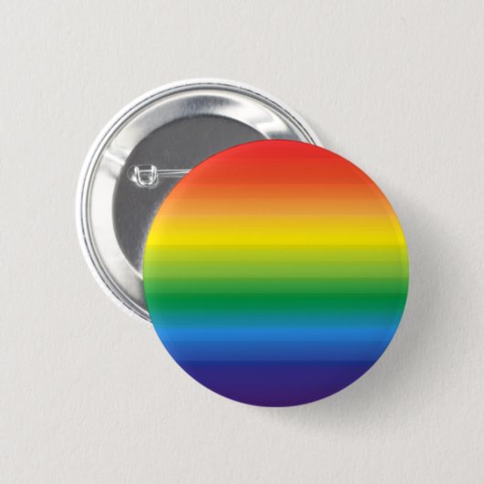Rainbow Ombre Pride Ronde Button 5,7 Cm (Voorkant /achterkant)