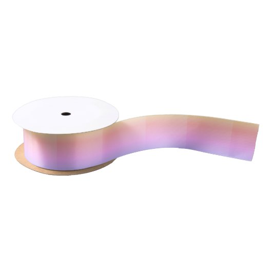 Rainbow Ombre Satijnen Lint (Spoel)