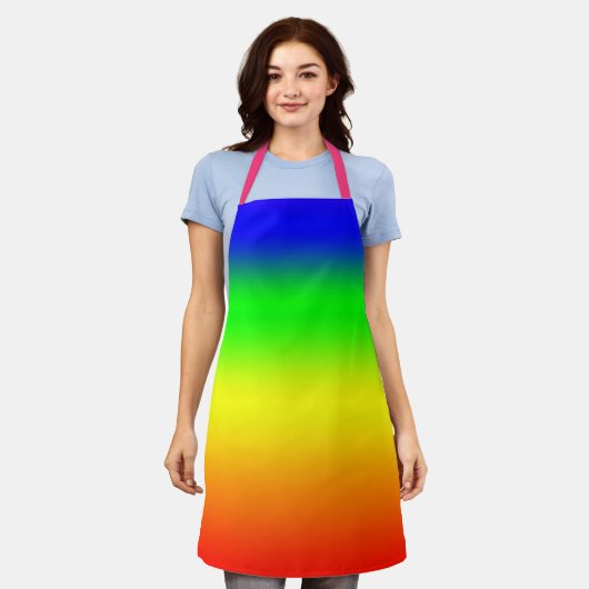 Rainbow Ombre Schort (Gedragen)