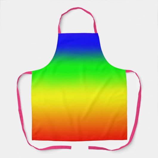 Rainbow Ombre Schort (Voorkant)