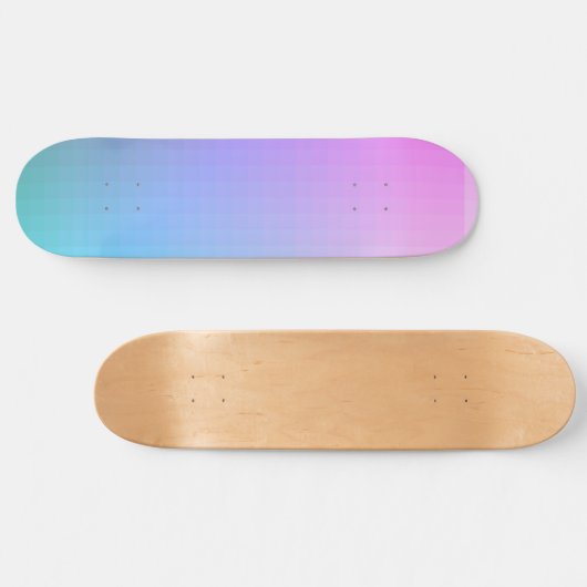 Rainbow Ombre Square Pixel Persoonlijk Skateboard (Horizontaal)