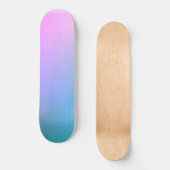 Rainbow Ombre Square Pixel Persoonlijk Skateboard (Voorkant)