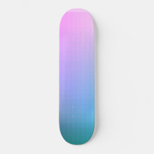 Rainbow Ombre Square Pixel Persoonlijk Skateboard