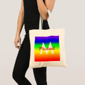 Rainbow Ombre Tote Bag (Voorkant (product))