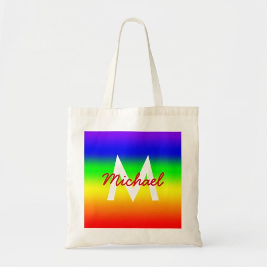 Rainbow Ombre Tote Bag (Voorkant)