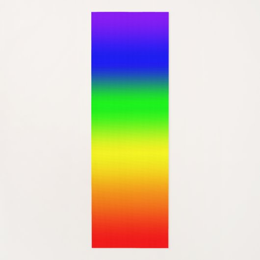 Rainbow Ombre Yogamat (Voorkant)