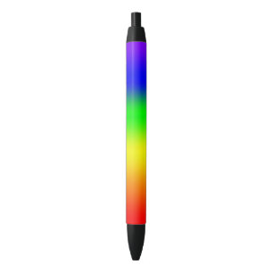 Rainbow Ombre Zwarte Inkt Pen