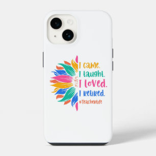 Rainbow onderschat nooit een leraar op een openbar iPhone 14 hoesje