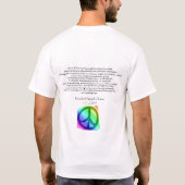 Rainbow-ondersteuning voor Barack Obama T-shirt (Achterkant)