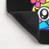 Rainbow Op Emoji Cute Unicorn O Flower Silly  Muismat (Hoek)