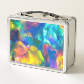 Rainbow Opal - Metalen Lunchbox (Achterkant)