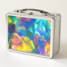 Rainbow Opal - Metalen Lunchbox