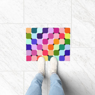 Rainbow Optische Illusie Helder Kussen Funky Deurmat