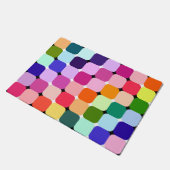 Rainbow Optische Illusie Helder Kussen Funky Deurmat (Schuin)