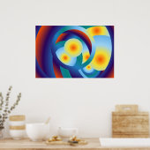 Rainbow Orbs Poster (Keuken)