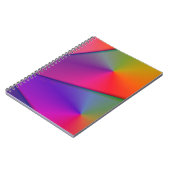 Rainbow Origami - Indigo & Magenta Swirls Notitieboek (Linkerzijde)