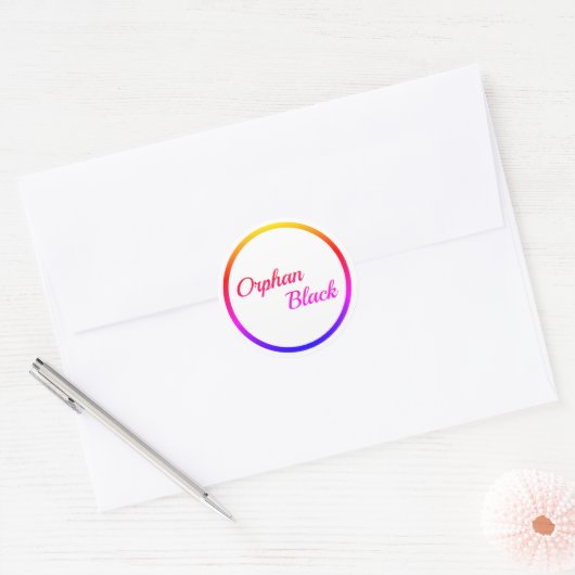 Rainbow Orphan Black Sticker (Envelop)