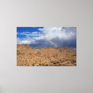 Rainbow over Alabama Hills Canvas Afdruk