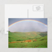 Rainbow Over Hills, oostelijk Kaapje, Zuid-Afrika Briefkaart (Voorkant / Achterkant)