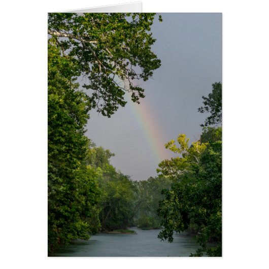 Rainbow Over James River Kaart (Voorkant)