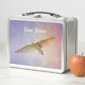 Rainbow Owl Lunchbox - Jouw naam toevoegen (In situ)
