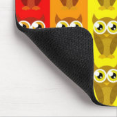 Rainbow Owls Mousepad Muismat (Hoek)