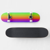 Rainbow Paars Red Oranje Yellow Green Blue Art Persoonlijk Skateboard (Horizontaal)